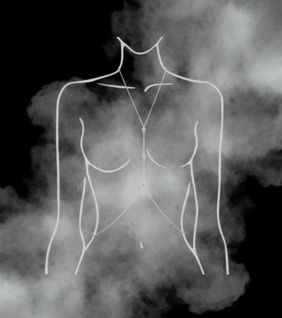 Bijou de Corps “Joli Sexy” – Chaîne de Décolleté