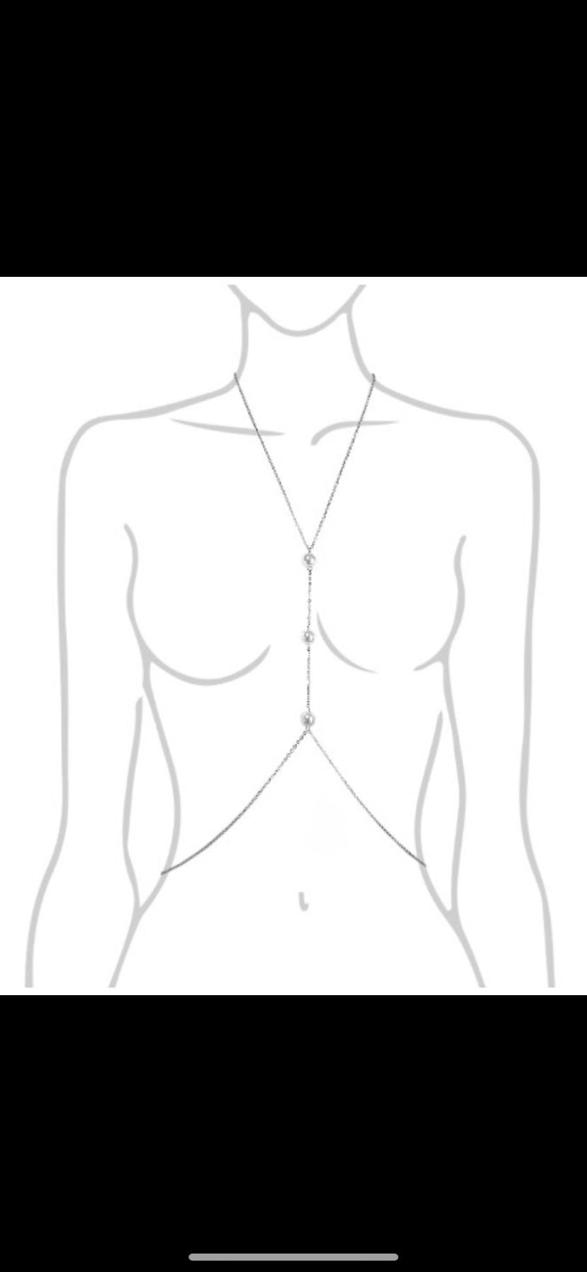 Bijou de Corps “Joli Sexy” – Chaîne de Décolleté